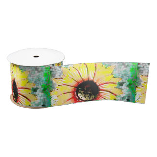 Sunflower Ribbon Satin Ribbon