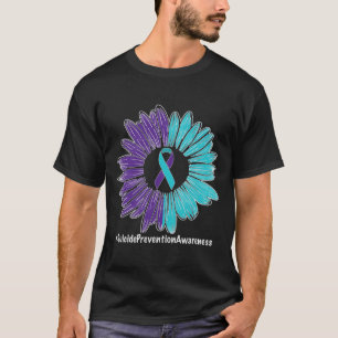 Sunflower Ribbon Suicide Prevention Awareness T-Shirt