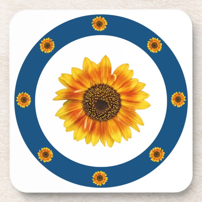 Sunflower Ring Coaster (Front)