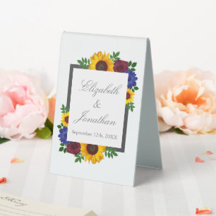 Sunflower Rose Floral Wedding