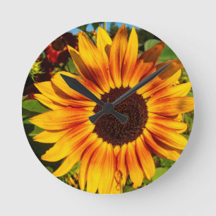 Sunflower Round Clock