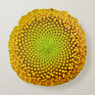 sunflower round cushion