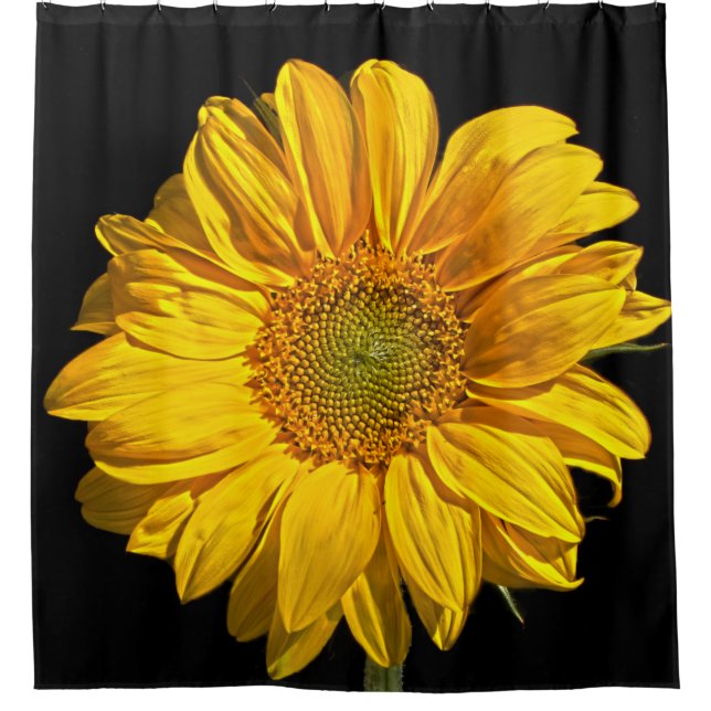 Sunflower sccna shower curtain (Front)