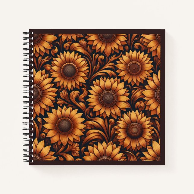 Sunflower Season Notebook (Front)