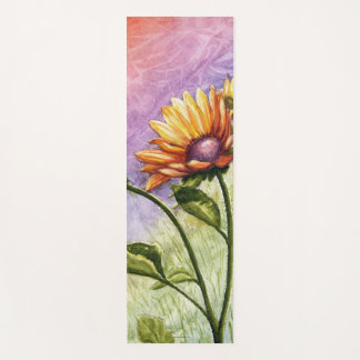 Sunflower Secrets at Sunset Yoga Mat