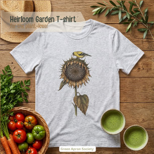 Sunflower Seed Head Botanical Tri-Blend Shirt