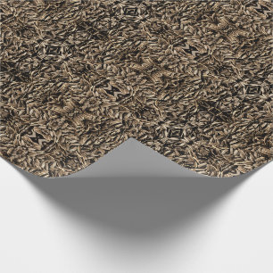 Sunflower Seed Pattern Wrapping Paper