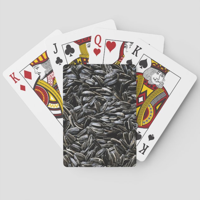Sunflower Seeds Cool Fun Playing Cards (Back)