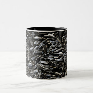 Sunflower Seeds Cool Fun Two-Tone Coffee Mug