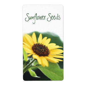 Sunflower Seeds Label