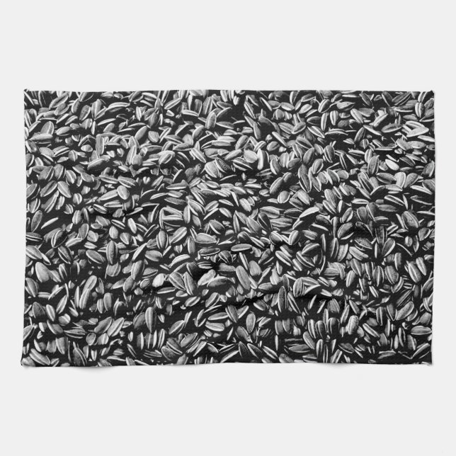 Sunflower Seeds Tea Towel (Horizontal)
