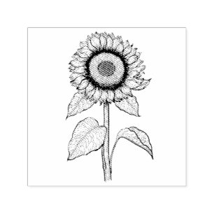Sunflower Self-inking Stamp
