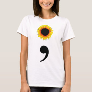 Sunflower Semicolon T-Shirt