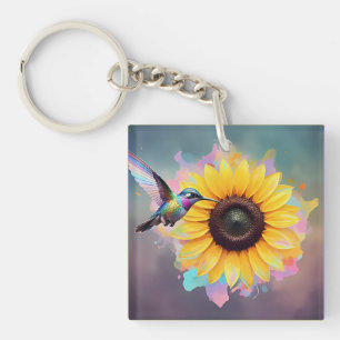 " SUNFLOWER SERENADE " KEY RING