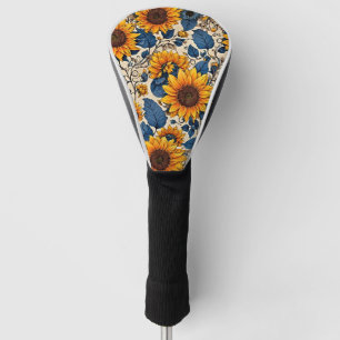 Sunflower Serenade: Nature's Radiant Beauty Art Golf Head Cover