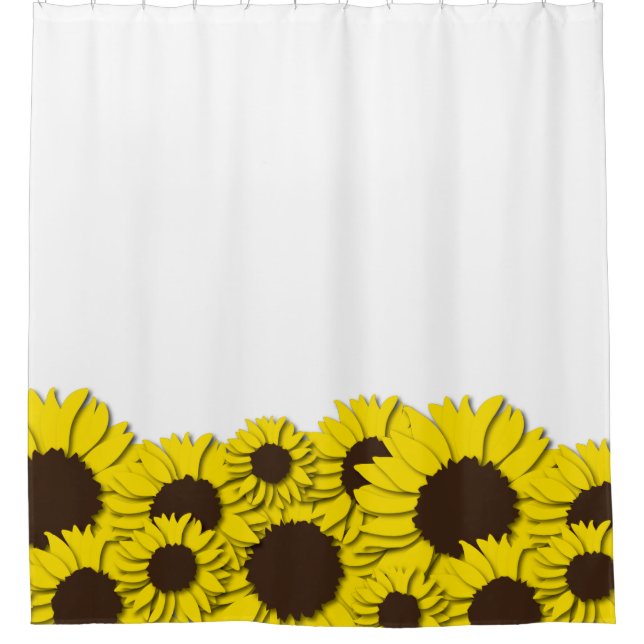 Sunflower Shower Curtain (Front)