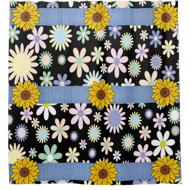 Sunflower Shower Curtain (Front)