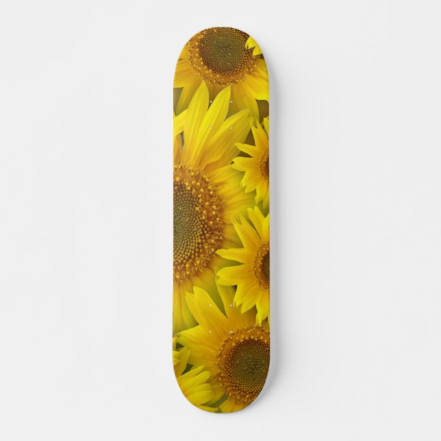 Sunflower Skateboard Deck (Front)