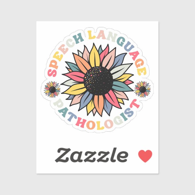 Sunflower SLP Speech Language Pathologist Gift (Sheet)