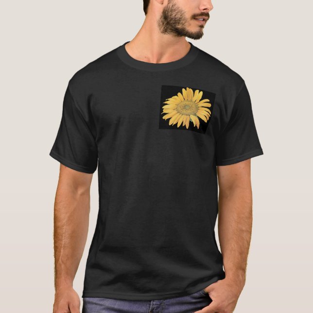 sunflower smaller in corner T-Shirt (Front)