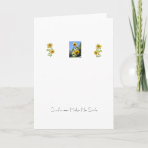 Sunflower Smile Card