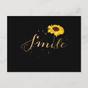 Sunflower Smile Postcard