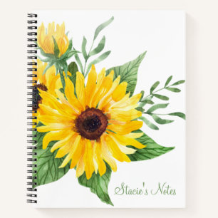 Sunflower Spiral Notebook