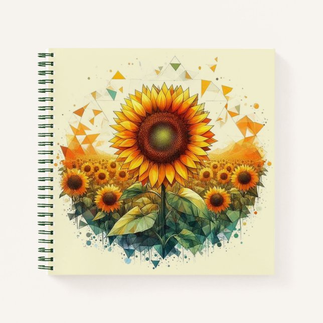 Sunflower Spiral Notebook (Front)