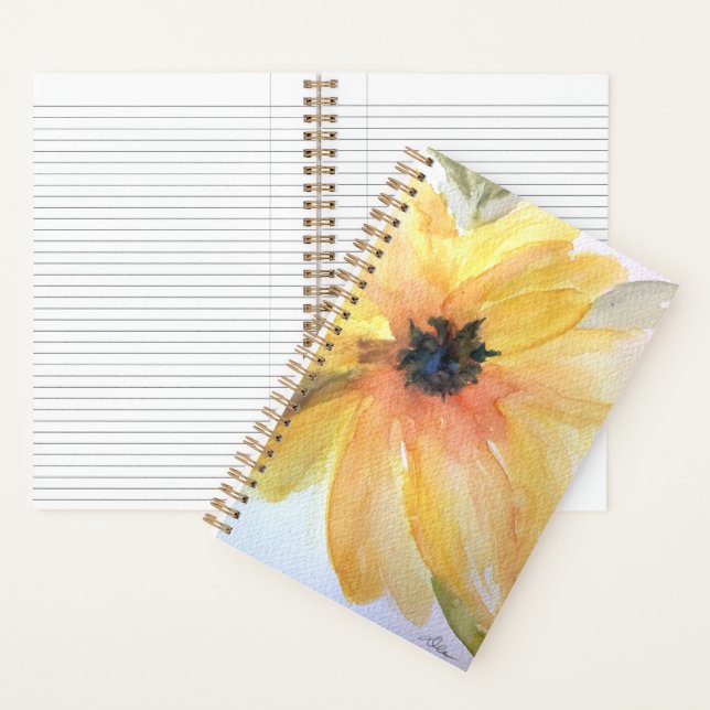 Sunflower Spiral Notebook (5.5 x 8.5) (Inside)