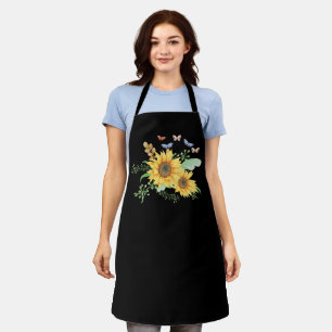 sunflower spring apron