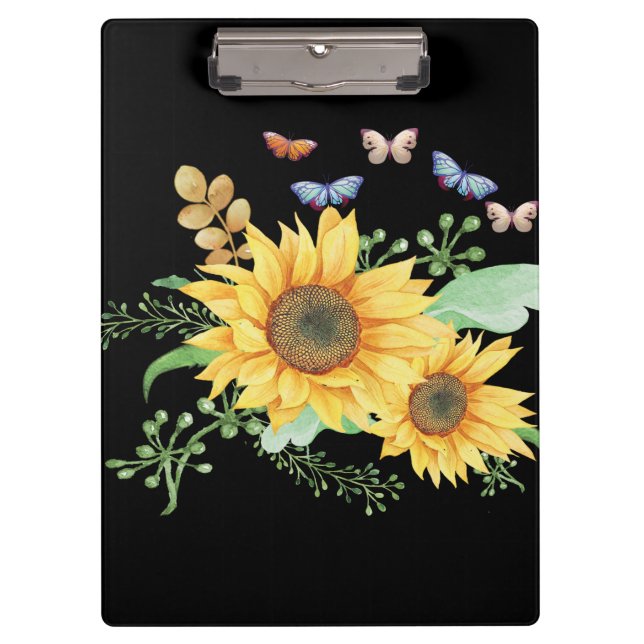 sunflower spring clipboard (Front)