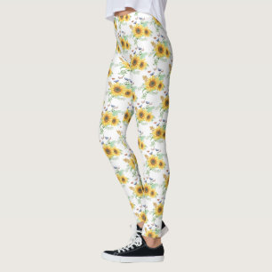 sunflower spring leggings