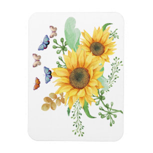 sunflower spring magnet
