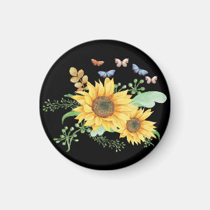 sunflower spring magnet