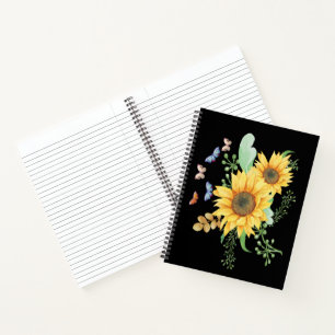 sunflower spring notebook