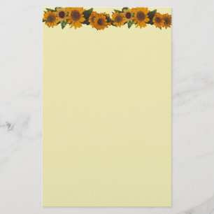 Sunflower Stationery