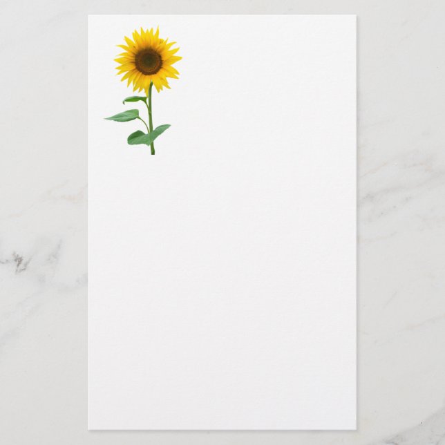 Sunflower Stationery (Front)