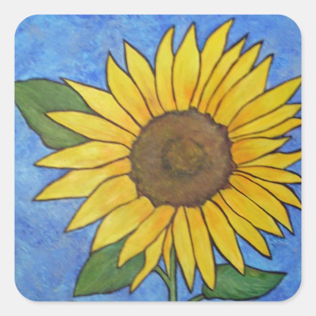 Sunflower Sticker (Front)