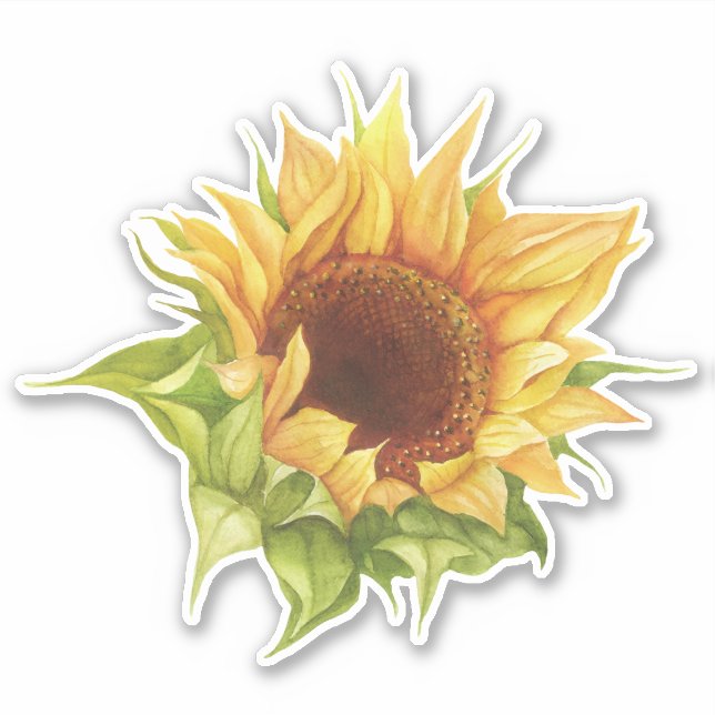 Sunflower Sticker (Front)