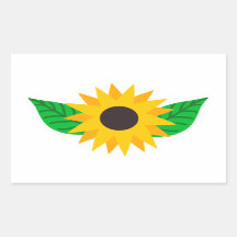 Sunflower sticker