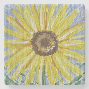 Sunflower Stone Coaster