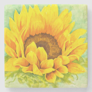 Sunflower Stone Coaster