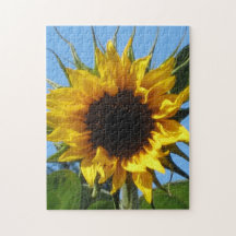 Sunflower Sturdy Chipboard Mounted Puzzles