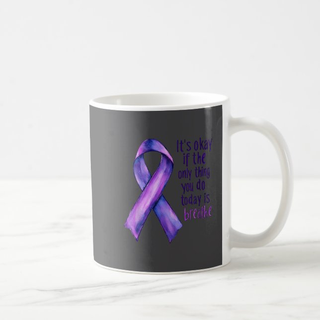 Sunflower Suicide Awareness  Coffee Mug (Right)