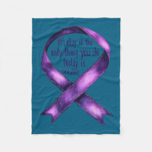 Sunflower Suicide Awareness Fleece Blanket
