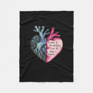 Sunflower Suicide Awareness Fleece Blanket