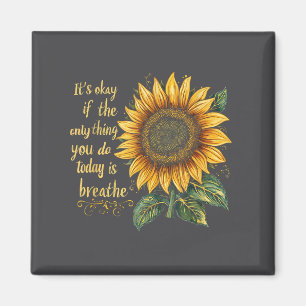 Sunflower Suicide Awareness  Magnet