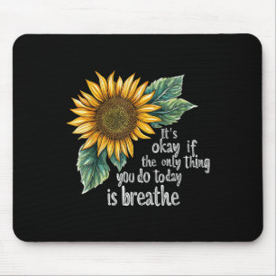 Sunflower Suicide Awareness  Mouse Pad