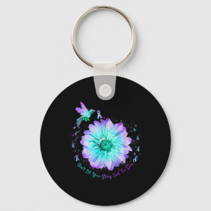 Sunflower Suicide Prevention Awareness 1 Key Ring