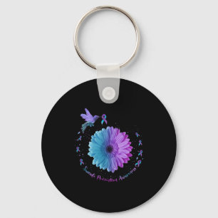 Sunflower Suicide Prevention Awareness Key Ring